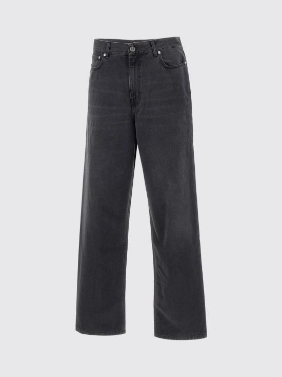 25FW 세퍼 데님 팬츠 MFW24WIDECUTCRE Black - SEFR