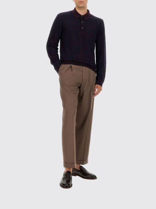 25FW 에트로 폴로 티셔츠 MRKF0028AQ298 S9883 Blue - ETRO