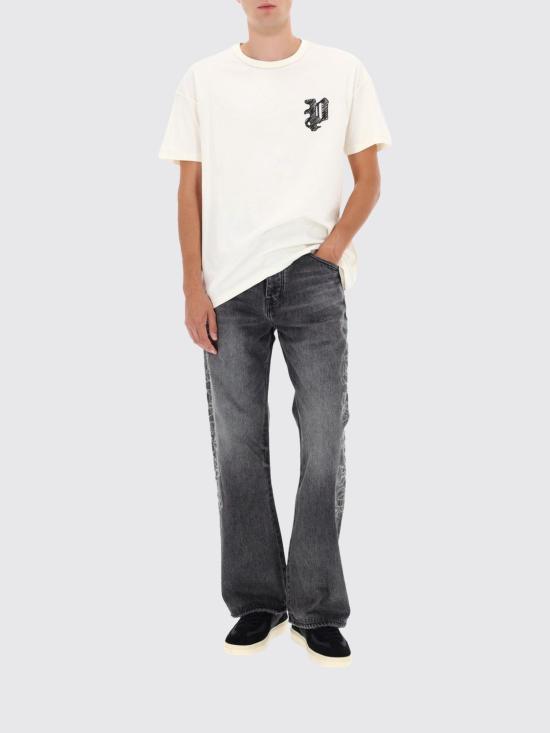 25FW 퍼플 브랜드 반팔 티셔츠 P101TWSP425 OFF White - PURPLE BRAND