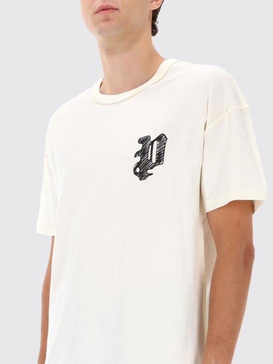 25FW 퍼플 브랜드 반팔 티셔츠 P101TWSP425 OFF White - PURPLE BRAND