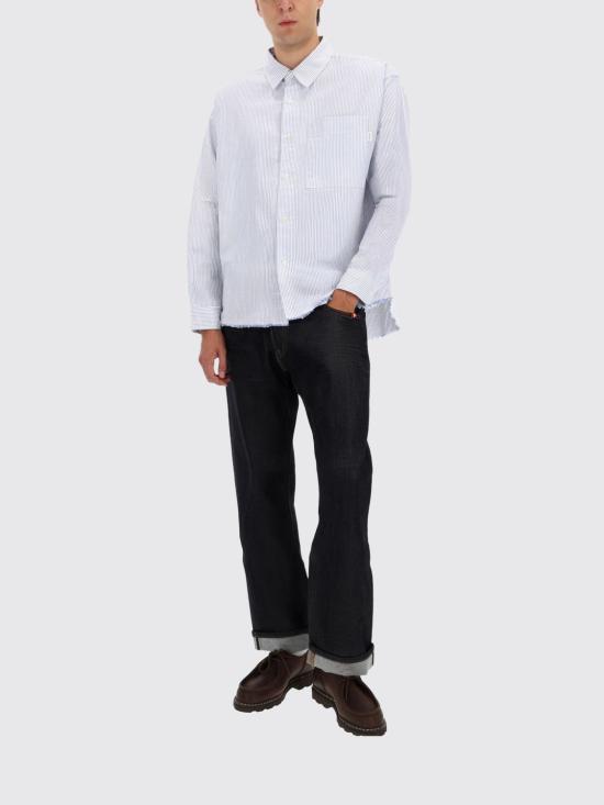 25FW 아미시 긴팔 셔츠 AMU128CG350124 C0153 White - AMISH