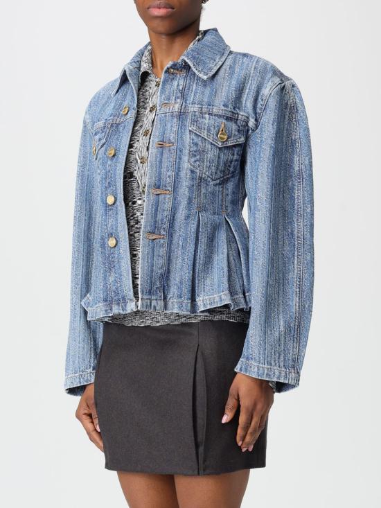 25FW 가니 자켓 J1845 566 Blue - GANNI