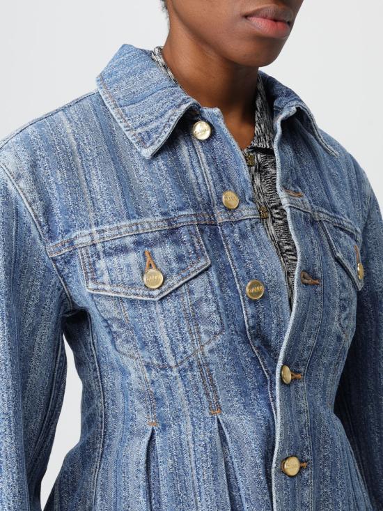 25FW 가니 자켓 J1845 566 Blue - GANNI