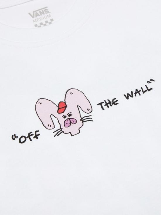  반스 반팔 티셔츠 VN000QF6WHT1 DOM - VANS