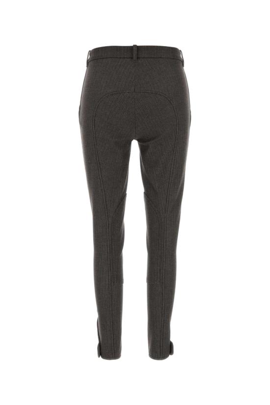 25FW 버버리 헤링본 스트레치 코튼 조드퍼 팬츠 8116806 C4055 Stripped - BURBERRY