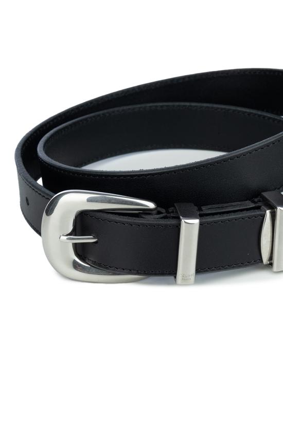 25FW 셀린느 벨트 45BBX3AJG0 38SI BLACK - CELINE