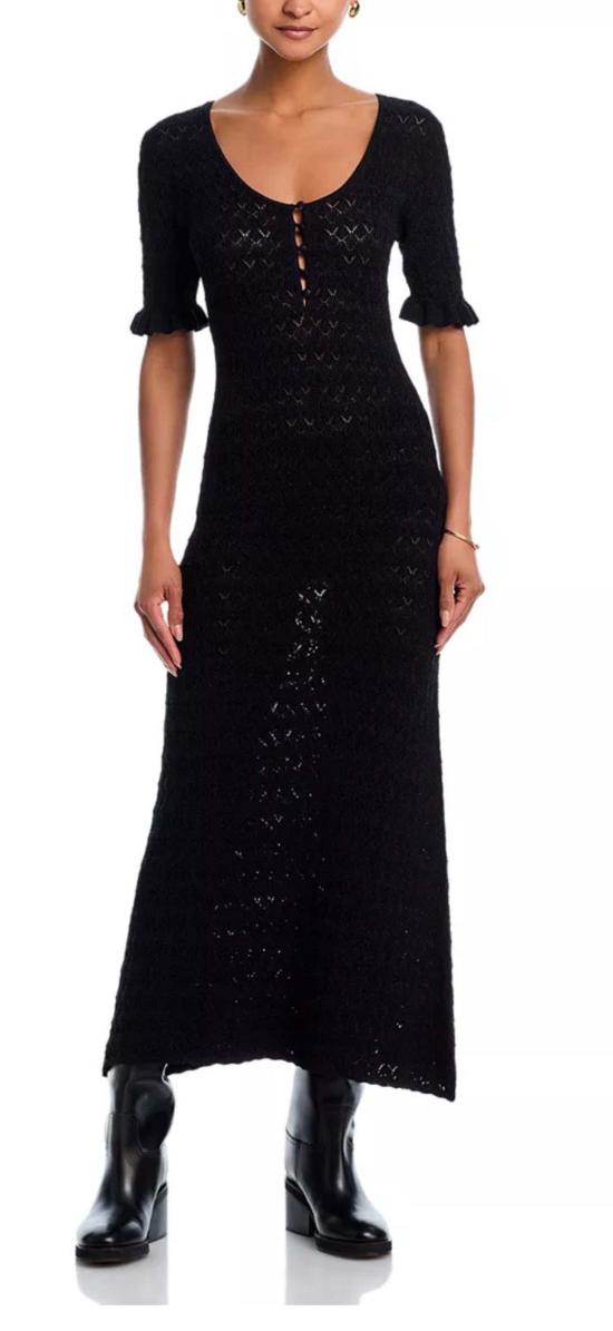  씨뉴욕 롱 원피스 시 니 루비 드레스