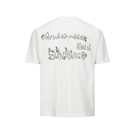  앤더슨벨 반팔 티셔츠 atb1402u WHITE DOM - ANDERSSON BELL