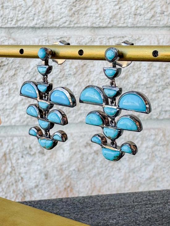  Nak Armstrong 이어링 나크 암스트롱 피닉스 귀걸이 터키석 - OTHER BRANDS