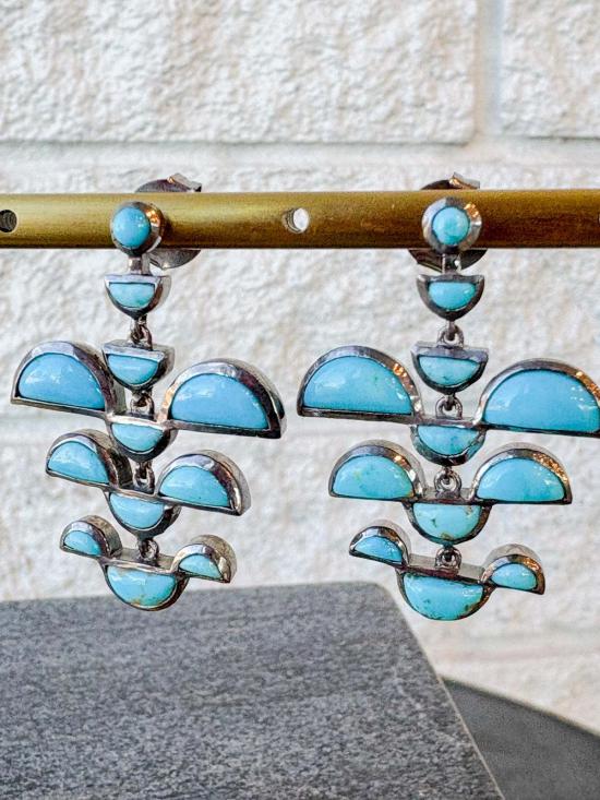  Nak Armstrong 이어링 나크 암스트롱 피닉스 귀걸이 터키석 - OTHER BRANDS