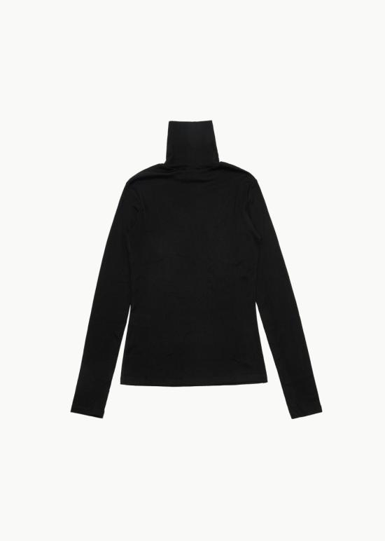  아모멘토 긴팔 티셔츠 AM24FWW02TLBLACK DOM - AMOMENTO