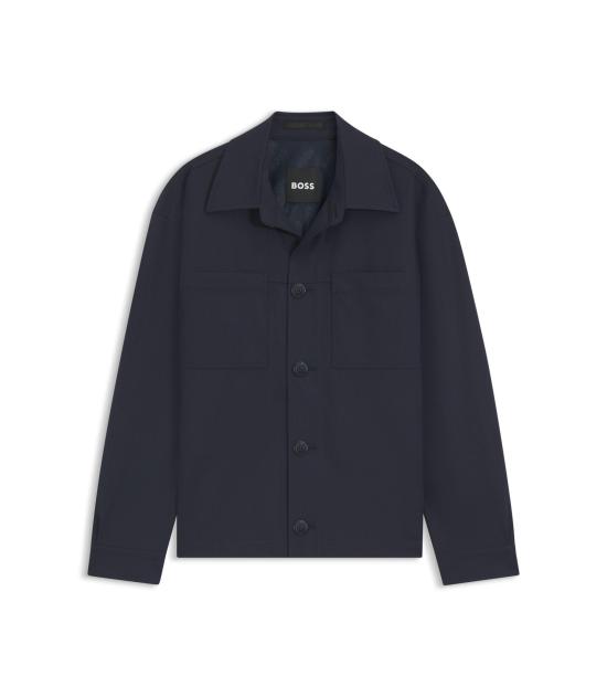 25FW 휴고보스 봄버 자켓 50546059404 BLUE DOM