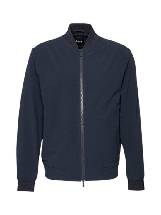 25FW 휴고보스 가죽 자켓 50545795404 BLU DOM