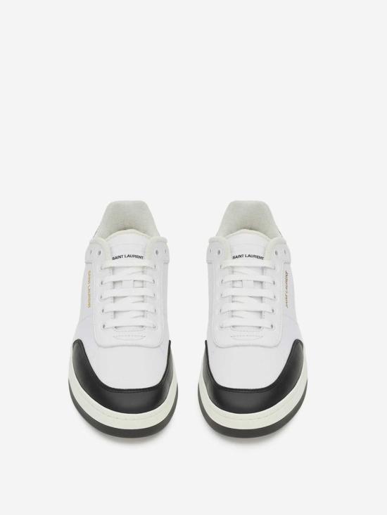 25FW 생로랑 스니커즈 84553700NI0 9061BLANC OPTIQUE NERO BLACK WHITE - SAINT LAURENT