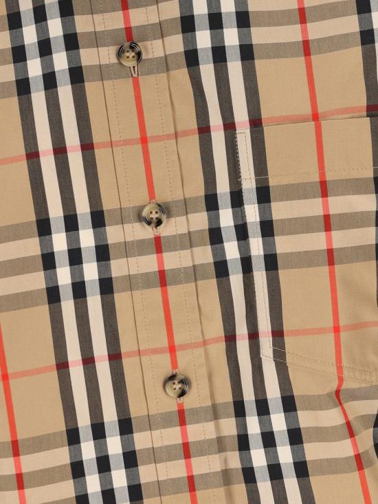 26SS 버버리 라프윙 체크 롱 슬리브 셔츠 라프윙 체크 롱 슬리브  8111847A7028 P26 Beige - BURBERRY