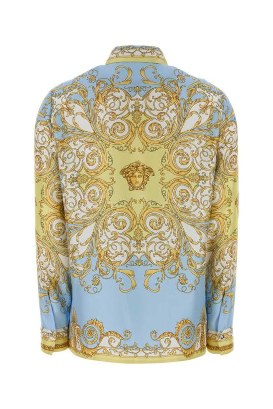 26SS 베르사체 블라우스 10013601A17165 5Y580 PALEYELLOW95PASTELBLUE - VERSACE