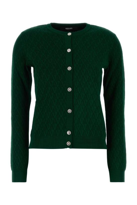 26SS 베르사체 가디건 10230141A15978 1GQ50 Green