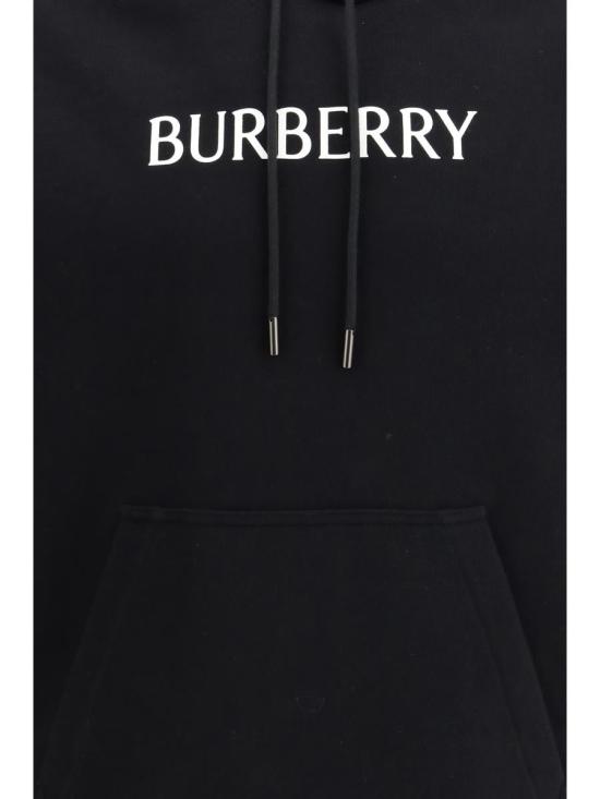 26SS 버버리 후드 티셔츠 8118999 A1189 Black - BURBERRY