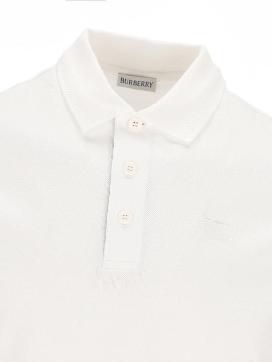 26SS 버버리 코튼 폴로 티셔츠 8099166A1464 P26 WHITE - BURBERRY
