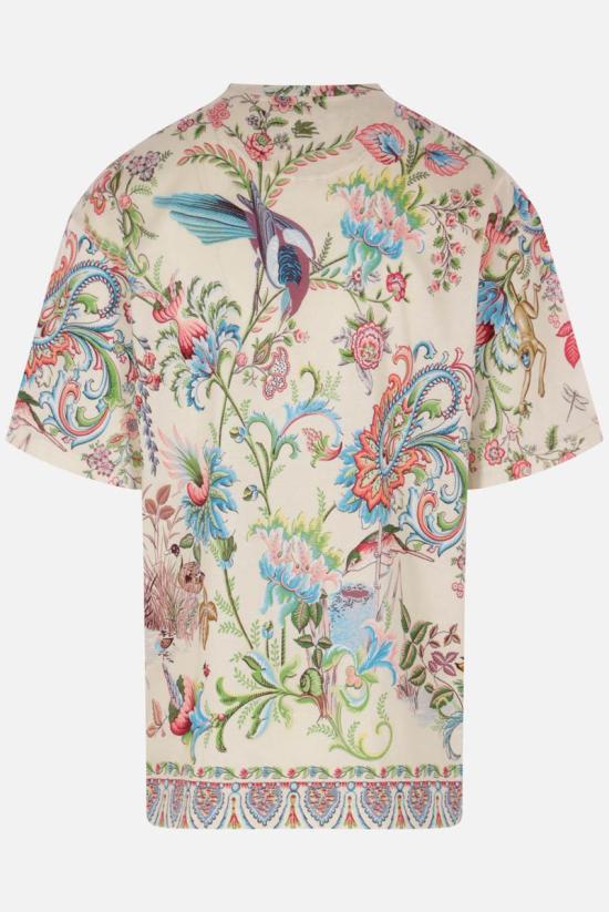 26SS 에트로 반팔 티셔츠 MRMA0004AKG42X0800 STAMPAF DOBIANCO - ETRO