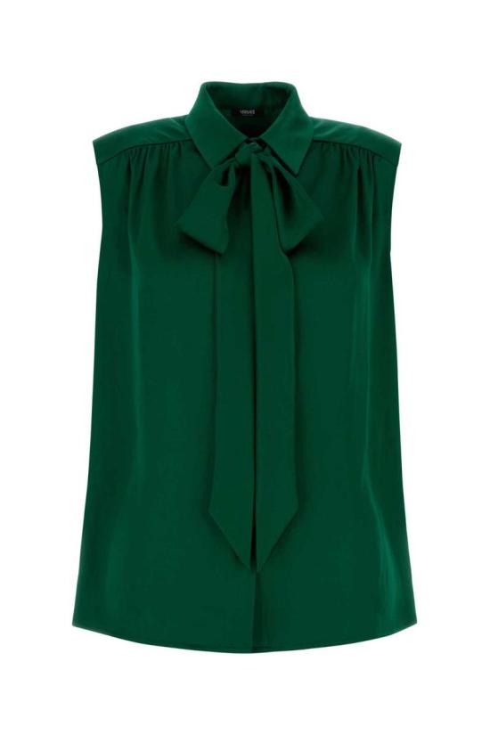 26SS 베르사체 민소매 티셔츠 10230341A12921 1GQ50 Green