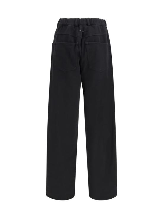 26SS MM6 메종마르지엘라 스트레이트 팬츠 S52KA0548M25014 900 Black - MM6 MAISON MARGIELA