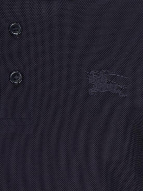 26SS 버버리 코튼 폴로 티셔츠 8099165B1488 P26 COAL BLUE - BURBERRY
