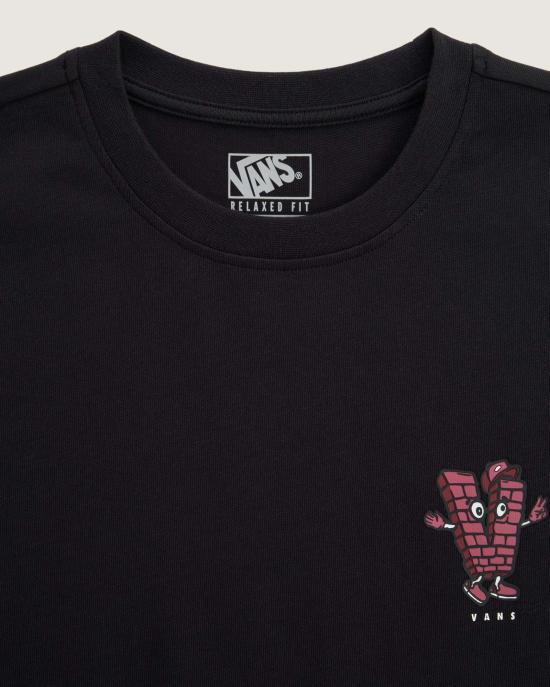  반스 반팔 티셔츠 VN000QNEBLK1 DOM - VANS