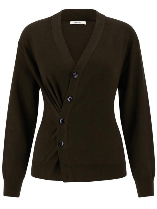 25FW 르메르 릴렉스드 트위스트 가디건 TO1082 LK087BR397 BROWN - LEMAIRE
