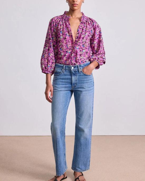  어피스 어파트 블라우스 어피스 아파트 트리니 탑 플로렛 피오니 - APIECE APART