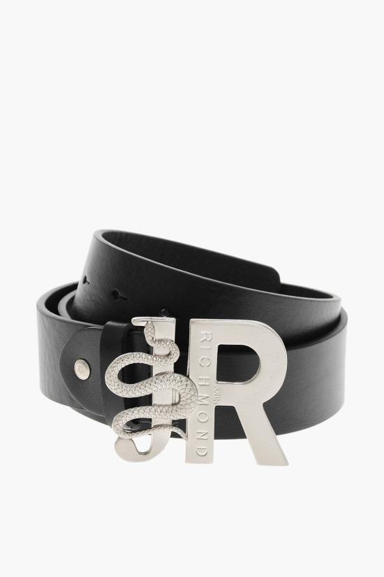  존 리치몬드 레귤러 벨트 RWA20513CI BLACK BIALY Black
