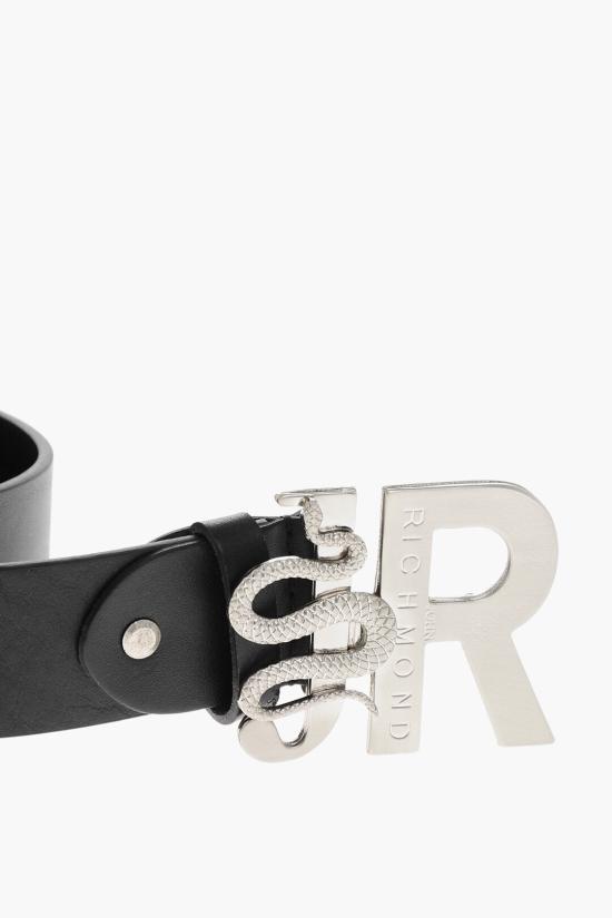  존 리치몬드 레귤러 벨트 RWA20513CI BLACK BIALY Black - JOHN RICHMOND