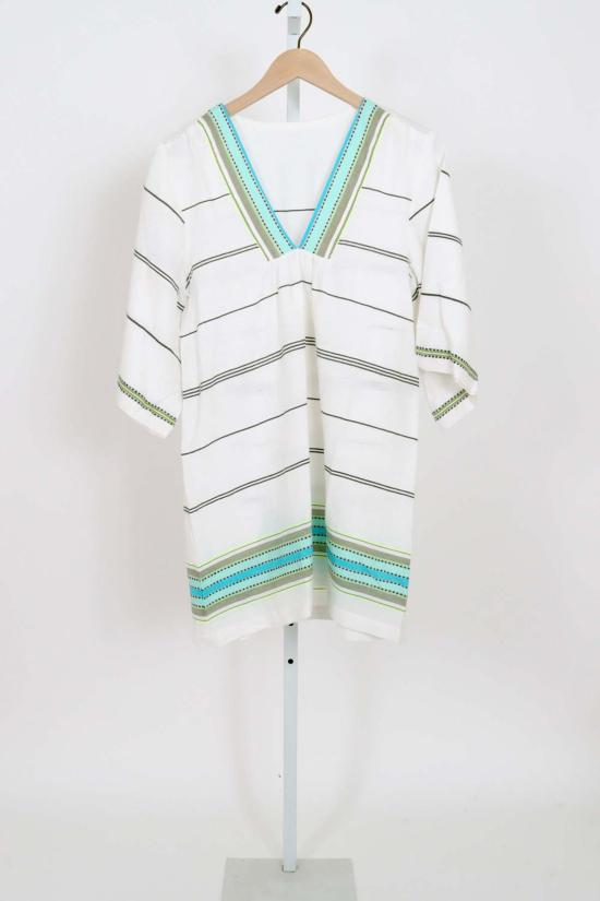  Lemlem 숏 원피스 렘렘 벨키스 V넥 카프탄