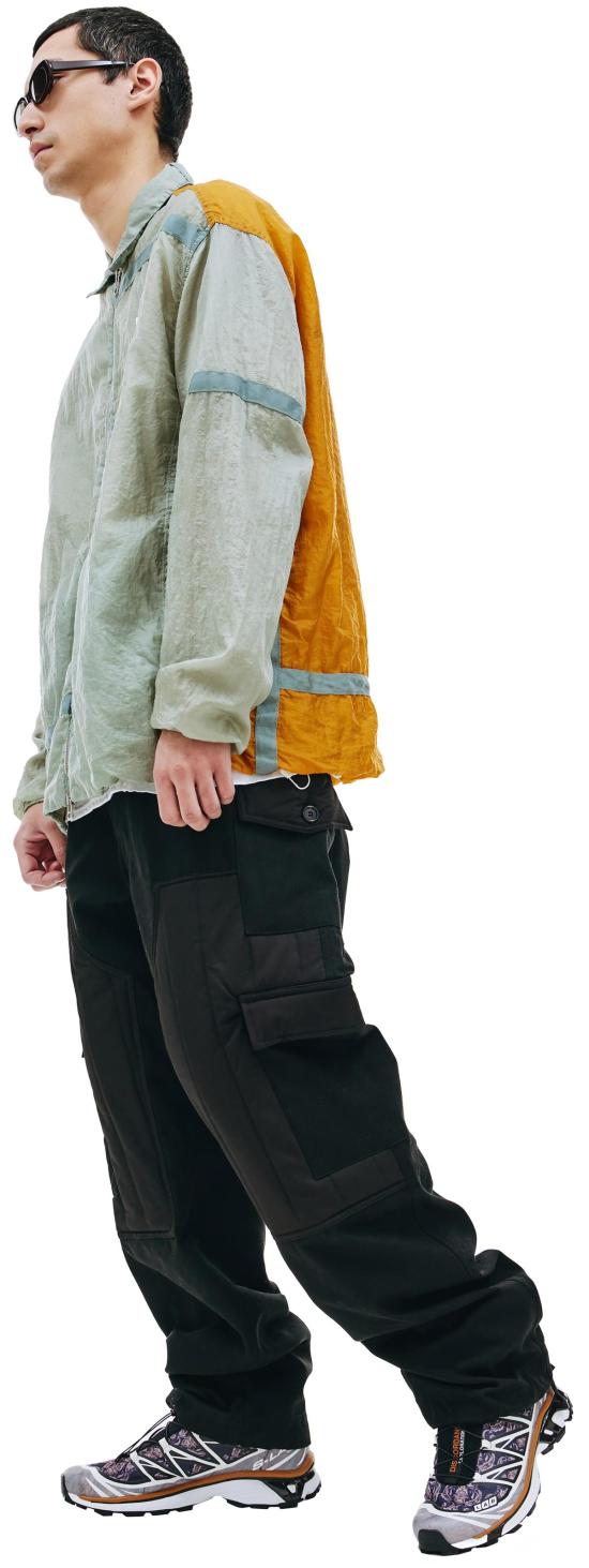  오에이엠씨 긴팔 셔츠 Oamc 리워크 낙하산  옥스포드 그레이