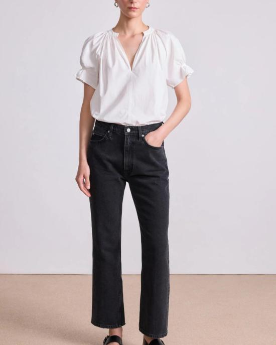  어피스 어파트 블라우스 어피스 아파트 로 카포 탑 크림 - APIECE APART