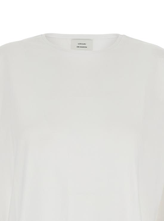 26SS 루루 드 세종 반팔 티셔츠 OSISWHITE White - LOULOU DE SAISON