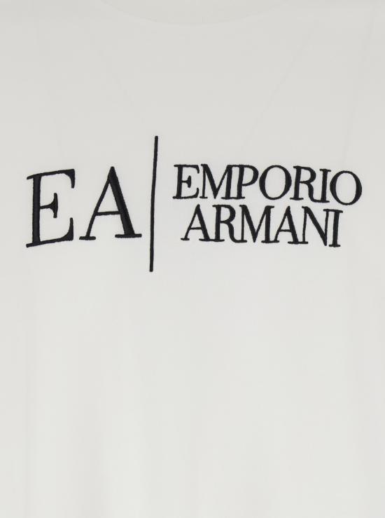 26SS 엠포리오 아르마니 반팔 티셔츠 EM005551AF25183F0038 White - EMPORIO ARMANI