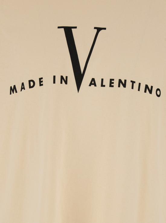 26SS 발렌티노 가라바니 반팔 티셔츠 8V3MG16PBAQQT3 Beige - VALENTINO GARAVANI