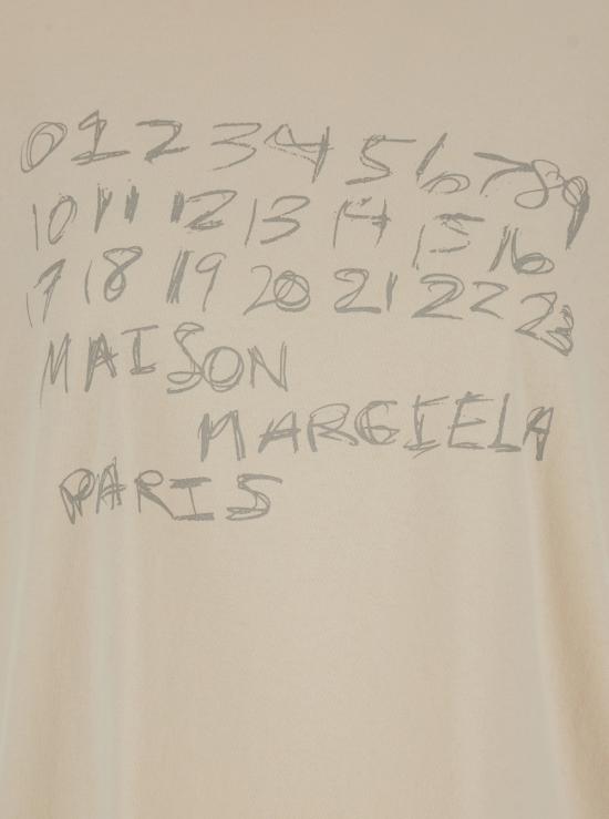 26SS 마르지엘라 뉴메리컬 코튼 티셔츠 S51GC0544S24575119 White - MAISON MARGIELA