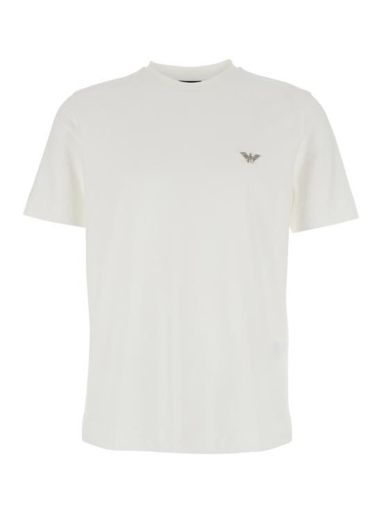 26SS 엠포리오 아르마니 반팔 티셔츠 EM005396AF13715U0003 White