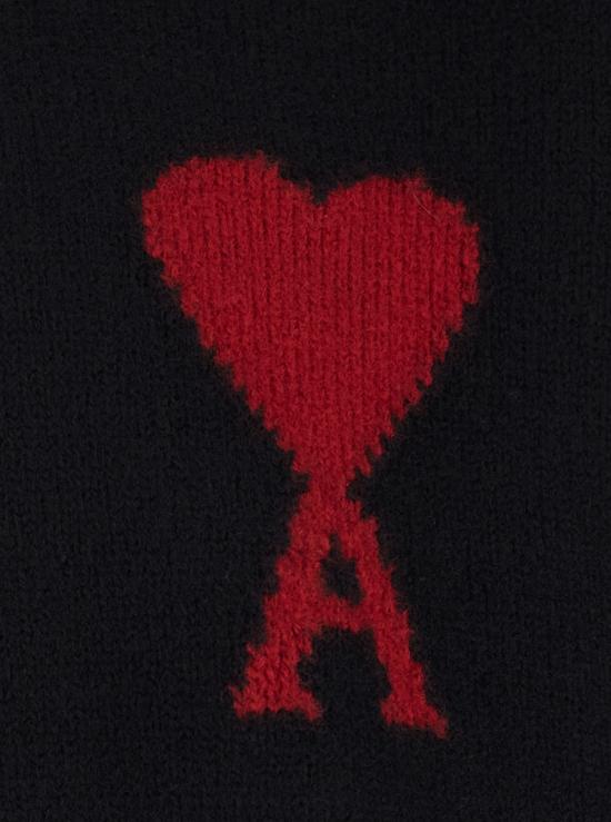 25FW 아미 빅 하트 울 크루넥 스웨터 UKS838018009 Black - AMI