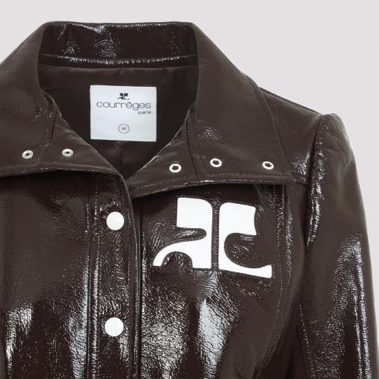 26SS 쿠레쥬 자켓 PERCBL005VY0014 1983 CHOCOLATE - COURREGES