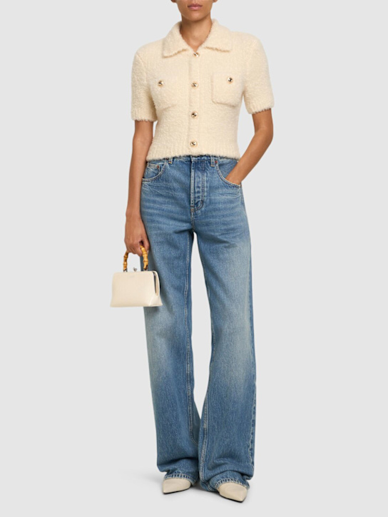 25SS 셀프 포트레이트 / 여성 플러피 니트 자켓 RS25036TCREAM BPG - SELF PORTRAIT