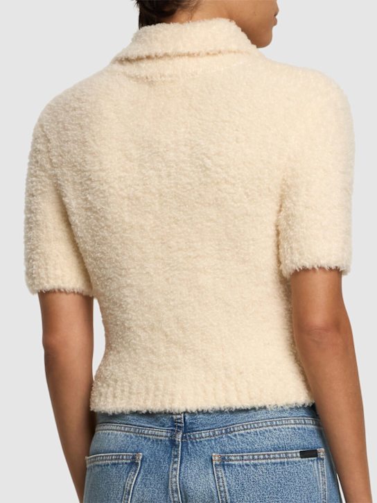 25SS 셀프 포트레이트 / 여성 플러피 니트 자켓 RS25036TCREAM BPG - SELF PORTRAIT