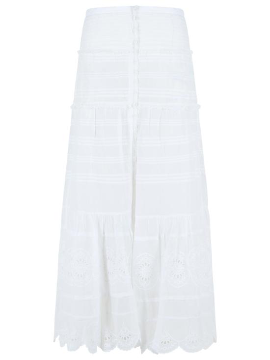 26SS 이자벨마랑에뚜왈 롱 스커트 JU0446FA D1J05E20WH White