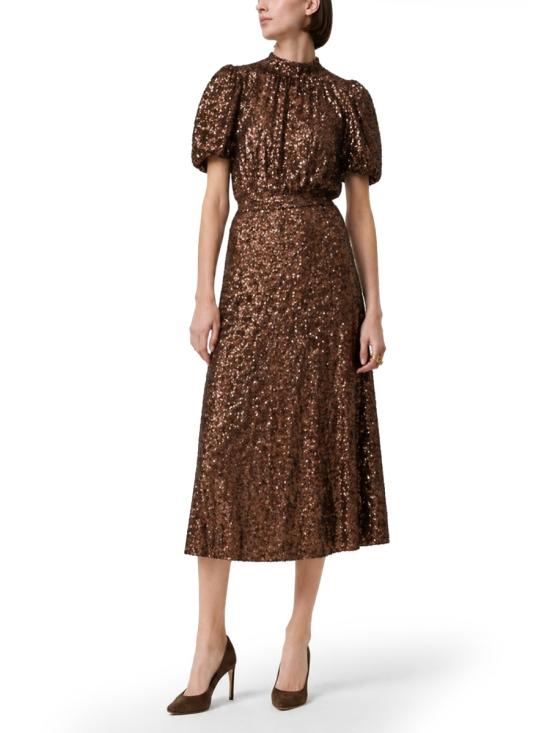 26SS 로테이트 바이 크리스텐슨 롱 원피스 1148752910 BCR6092910 BROWN - ROTATE BY BIRGERCHRISTENSEN
