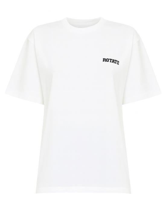 26SS 로테이트 바이 크리스텐슨 반팔 티셔츠 115327400 BCR1232400 WHITE