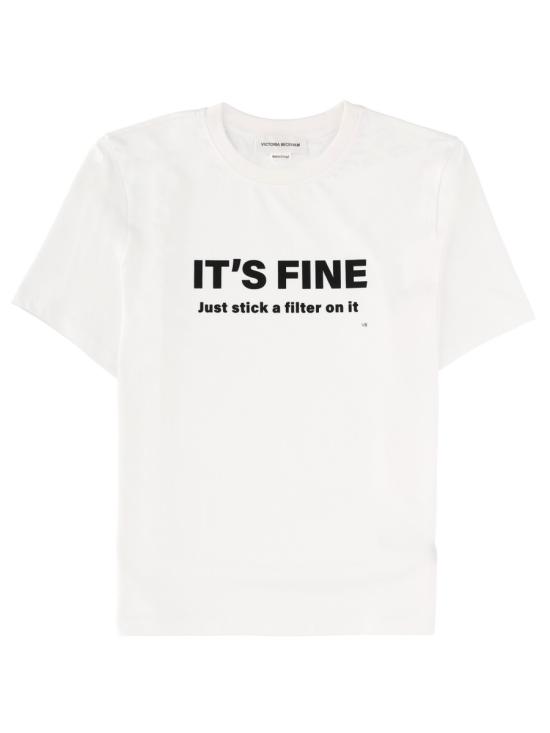 26SS 빅토리아 베컴 반팔 티셔츠 1126JTS007232A WHITE