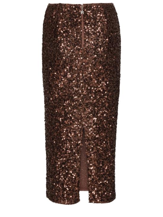 26SS 로테이트 바이 크리스텐슨 미디 스커트 1148242910 BCR6092910 BROWN - ROTATE BY BIRGERCHRISTENSEN