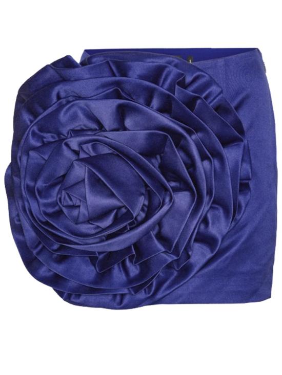 26SS 로테이트 바이 크리스텐슨 숏 스커트 1148201587 BCR17411587 BLUE - ROTATE BY BIRGERCHRISTENSEN